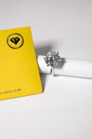 ANEL SOLITARIO MOISSANITE 14MM 10CT - AJ